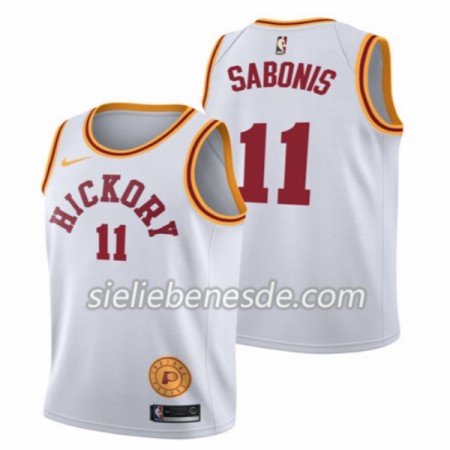 Herren NBA Indiana Pacers Trikot Domantas Sabonis 11 Nike Classic Edition Swingman